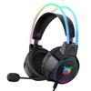 X15 Pro Gaming Headset with Mic, 3.5mm Lightweight Headphones with RGB Aluminum Frame, Surround Sound for PS4 PS5 Xbox One PC Mobile Phone