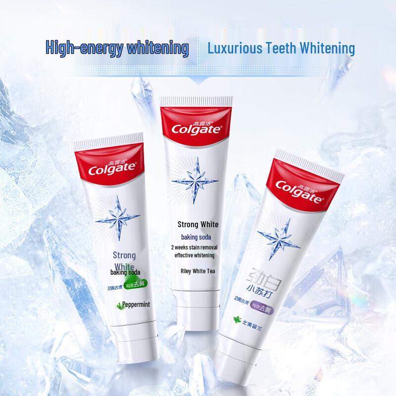 Colgate Enamel White Baking Soda Charcoal Mint Whitening Toothpaste