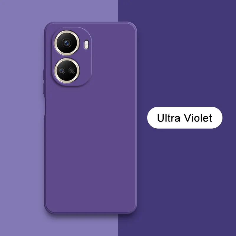 Square Liquid Silicone Phone Case for Huawei Nova 10 10Z Pro SE Youth Soft Edge Protective Back Cover Nova10 10Pro 10SE
