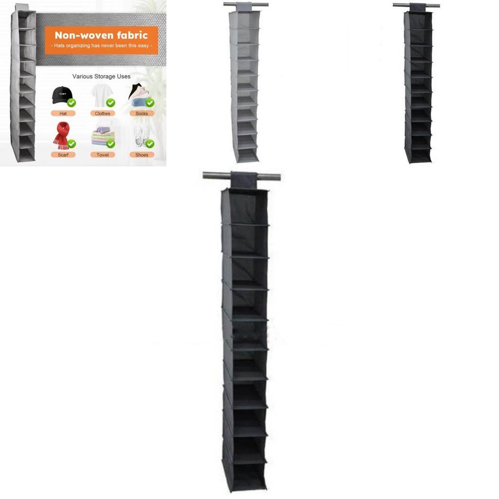 Легкий нетканый органайзер для обуви с многоярусной подвесной системой для использования в шкафу и на стене