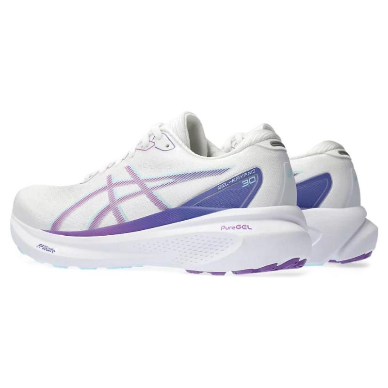 Asics Женские кроссовки Gel Kayano 30 White Cyber Grape 1012B357-100