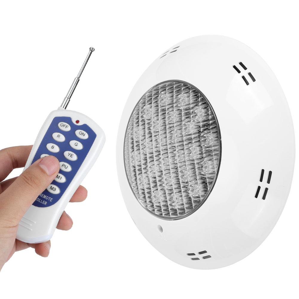 24LED светильник для бассейна 24W цветной пульт дистанционного управления подводные светильники украшения AC12V