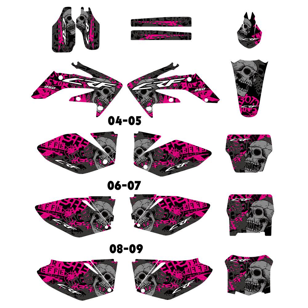 Наклейки для CRF250R CRF250 Off-Road (2004-2009)