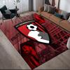 AFC Bournemouth Flannel Pattern Square Carpet,Area Rug,Carpet Rug for Living Room Bedroom Sofa Playroom Decor,Non-slip Floor Mat
