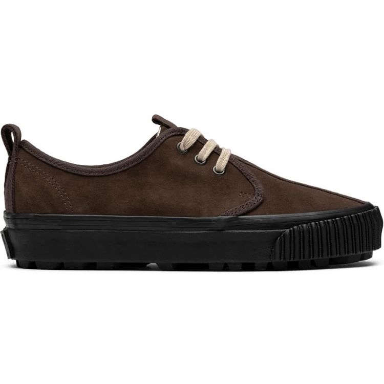 Vans Vault Derby V Lug LX Удобные Универсальные Низкие Кеды для Скейтбординга Унисекс Коричневые VN0A45K966O