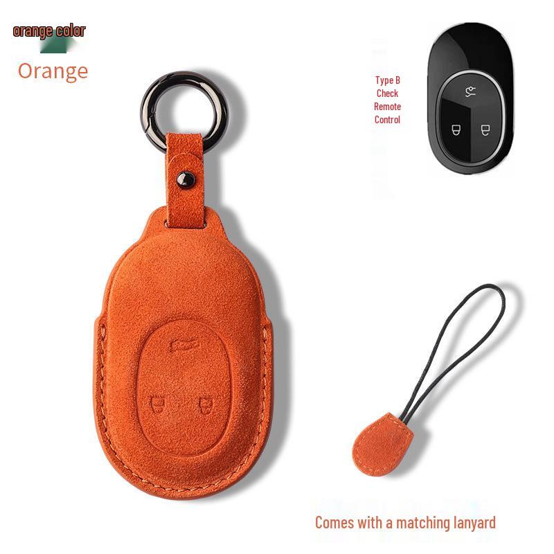 NIO ET5/ET7/ES6/ES8/EC6 High-Grade Suede Key Case - Unisex Car Protective Shell Cover