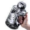 Бутылка для воды летние спортивные мужской чайник для улицы фитнеса большая емкость бочка пластиковая пищевая термостойкая с соломинкой стакан для воды