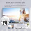 Конвертер сетевого кабеля мобильного телефона Apple, подключение Ipai к адаптеру Ethernet, подключение iPhone к ТВ-проекции с одним и тем же экраном
