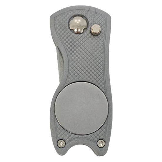 Golf Divot Repair Tool Stainless Steel Foldable Green Fork Tool Golf