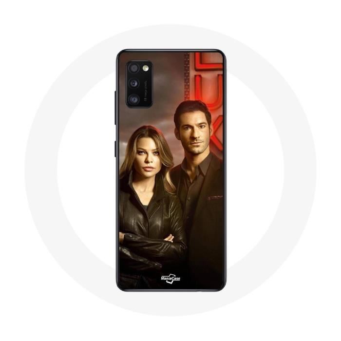 Samsung Galaxy A41 Case Chloe Decker and Lucifer Morningstar