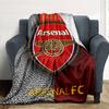 1pc A-Arsenal Blanket, Gift, for Men and Women, Soft Blanket, Good for Sofa Bed Couch Travel, Lightweight Flannel Blanket