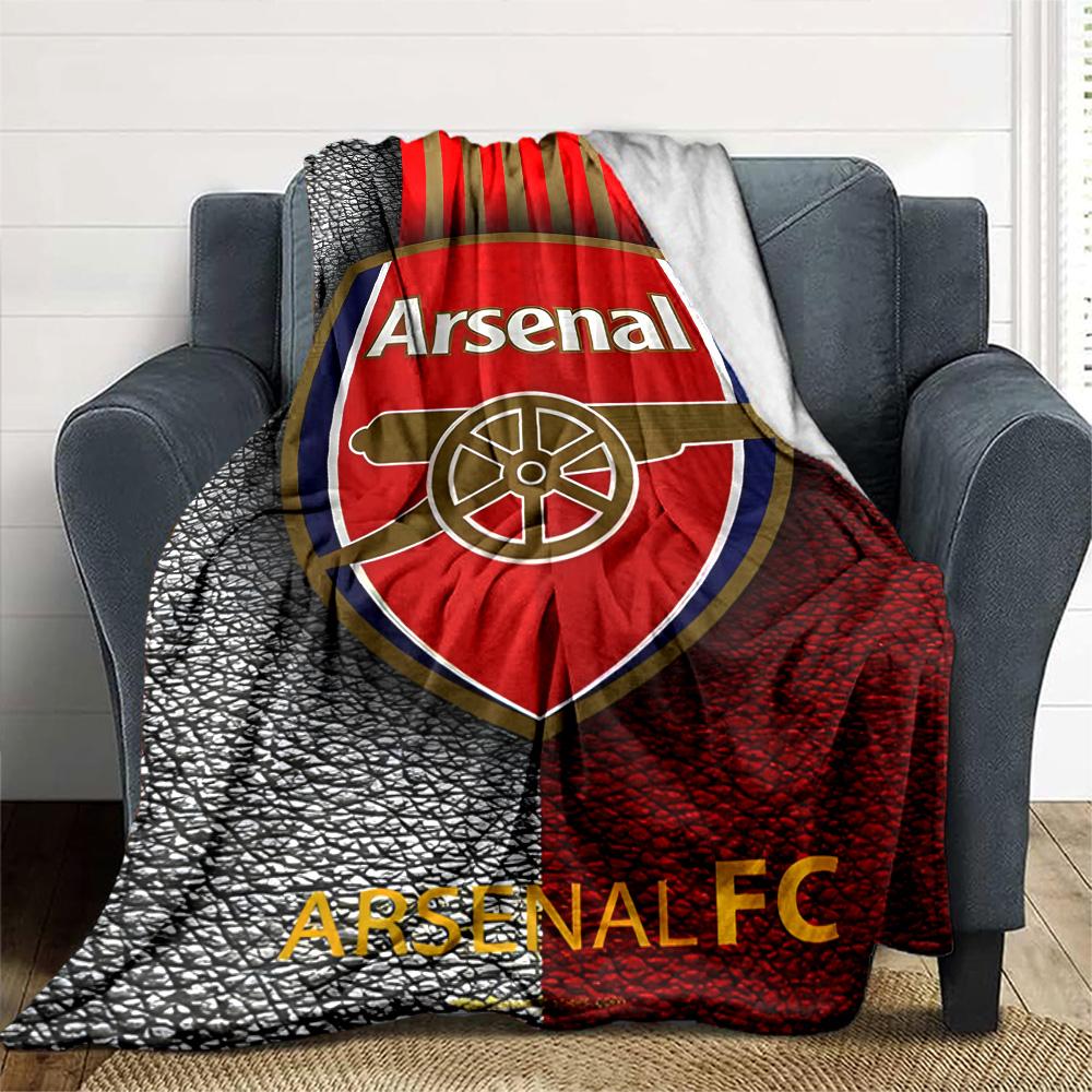 1pc A-Arsenal Blanket, Gift, for Men and Women, Soft Blanket, Good for Sofa Bed Couch Travel, Lightweight Flannel Blanket