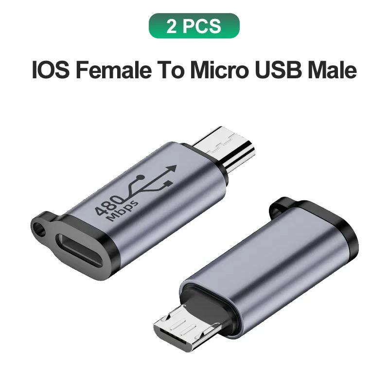 Адаптер USB C Тип C на Micro на Mini USB на USB A Мужской конвертеры для Xiaomi Samsung для Lightning Женский зарядный кабель для передачи данных