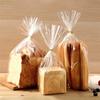 100pcs Transparent Bread Packaging Bags Kitchen Durable Baking Pouches Party Favors