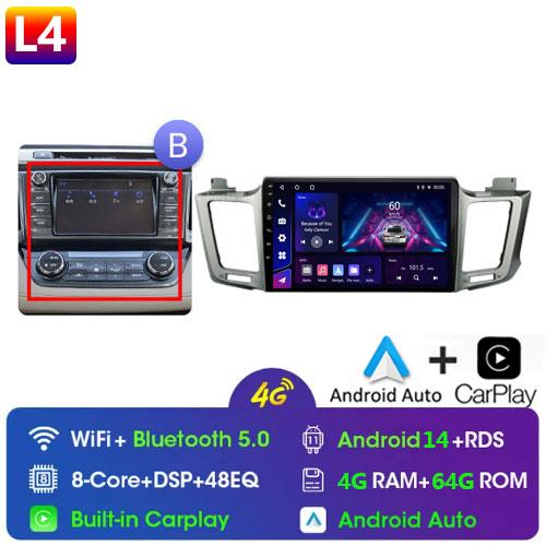 Для Toyota RAV4 Rav 4 XA40 2012 - 2018 Android Car Radio Multimidia Video Player Navigation GPS Carplay Touch Screen Auto Stereo