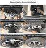 Внешняя крышка ступицы стального колеса GAC AION
