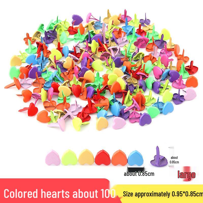 Цветные детские ручной работы гвоздики с раздвоенными ножками для DIY декора