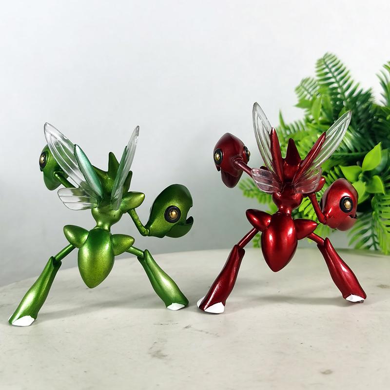 9 см Аниме Фигурка Покемона Скайзор Фигурка Действия ПВХ Коллекционная Модель Игрушки для Детей Мальчиков Подарки Настольное Украшение