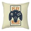 Home Decor Game  Cushion Cover r Gift Black Art Design  Console Button Pillow Case