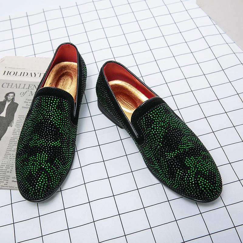 Punk Style Men Loafers Soft Moccasins Spring Summer Casual Leather Shoes Stylish Men Dress Flats Street Style Male Driving Shoes