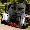 1pc The Last of Us Part Outdoor Flannel Blanket, Cozy & Warm Soft Te Playful Design, Napping Camping,