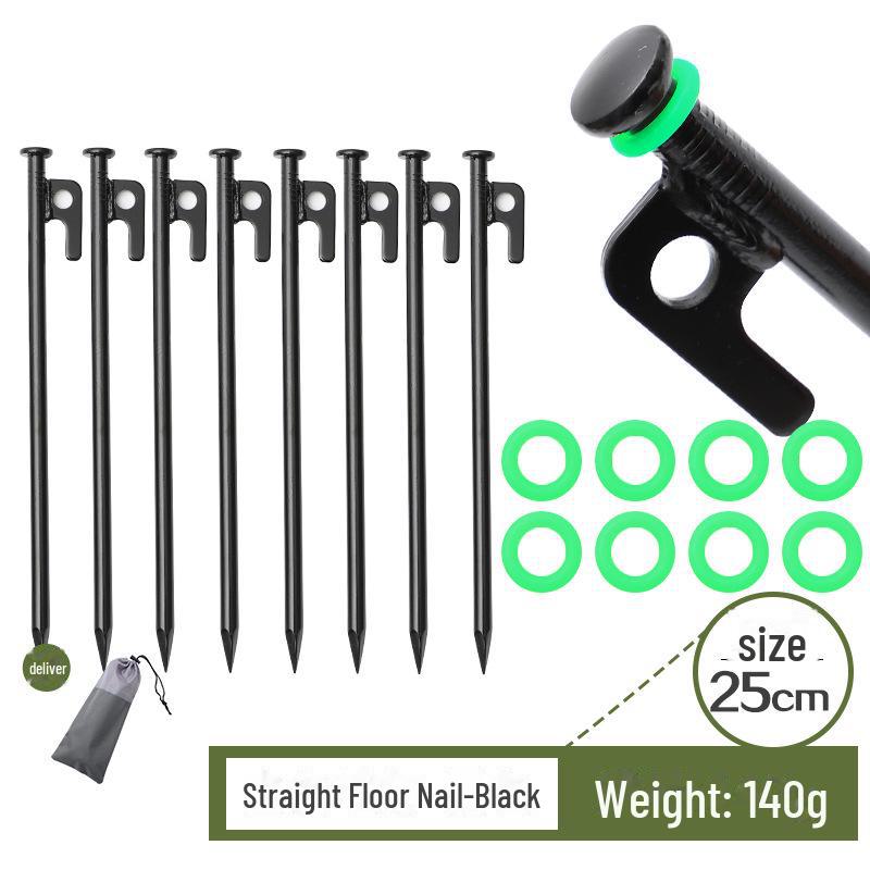 Ветрозащитные колышки для палаток для кемпинга на открытом воздухе - 20/25/30/40 см