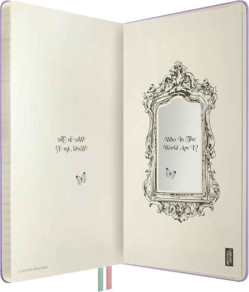 Moleskine 2026 July 18 Alice in Wonderland Mad Hatter Weekly Large Size x DHAL18WN3Y27 Planner, Start, Months, Planner, (13cm 21cm), Hardcover,
