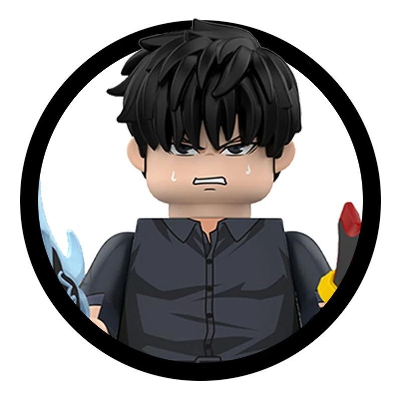 WM6220 WM6221 Аниме Мультфильм ТВ Solo Leveling Человек S Охотник Повышение Уровня Мини Строительные Блоки Фигурки Рождественский Фестиваль Игра Подарок Игрушка