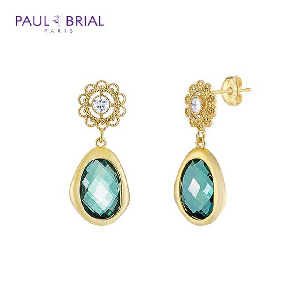 Серьги Paul Brial Pybe0148 Античный зеленый
