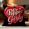 Fashion D-Ddr pepperer Cushion Cover Soft Washable Pillow Case Multi-Scene for Couch Bed Travel Office Use