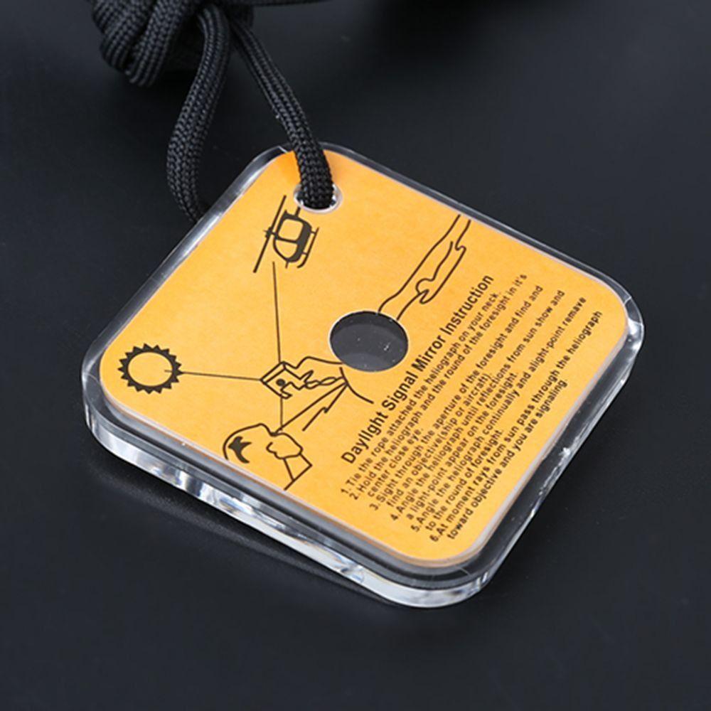 Field Tools Outdoor Signal Mirror Acrylic Outdoor Survival Survivor Reflective Outdoor