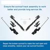 Sunroof Track Repair Kit Compatible with Ford 2000-2014 F150 2005-2016 F250 F350 F450 2000-2017 Lincoln Navigator Mark LT