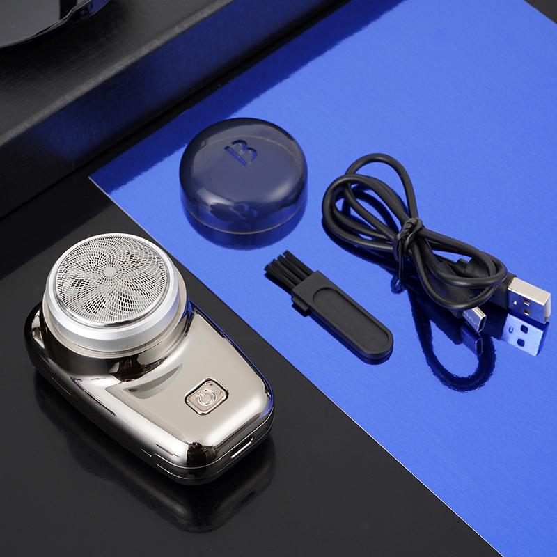 Mini Shaver with Digital Display USB Charging Full Body Wash Compact Portable Travel Beard Knife IPX6 Waterproof, Suitable for H