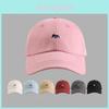 Small Fox Embroidered Baseball Cap With Sun Protection For Outdoor Activities