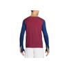 Nike Футболка FC Barcelona Strike Elite с цветным принтом и круглым вырезом, с длинным рукавом, мужские топы, красные FJ5373-621