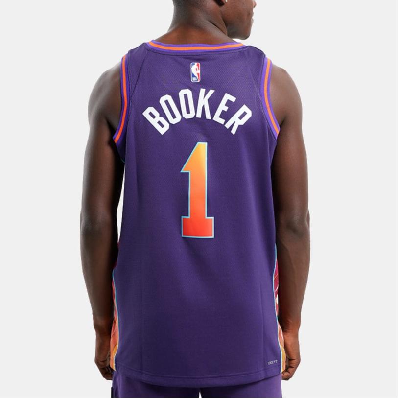 Nike Дэвин Букер Финикс Санз Городская форма 2023/24 Мужская Nike Dri-FIT НБА Свингмен Джерси DX8516-537
