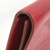 HERMES H logo vintage Pochette Rio Pochette Rio Clutch bag bag pouch Leather Red