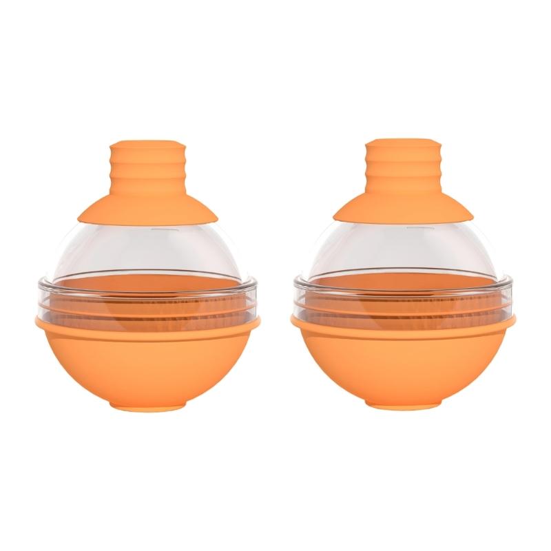 Набор из 2 шт. Профессиональные формы для ледяных сфер Герметичная система с воронкой Машина для изготовления ледяных шаров