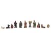 11 Pcs Christmas Resin Nativity Sets Vivid Lifelike Christmas Ornament Gifts for Holiday Desktop