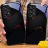 Простой и большой для Samsung Galaxy S10 20 Plus 21 FE 22 23 24 FE 25 Ultra Черный Чехол для телефона из закаленного стекла Жесткий чехол