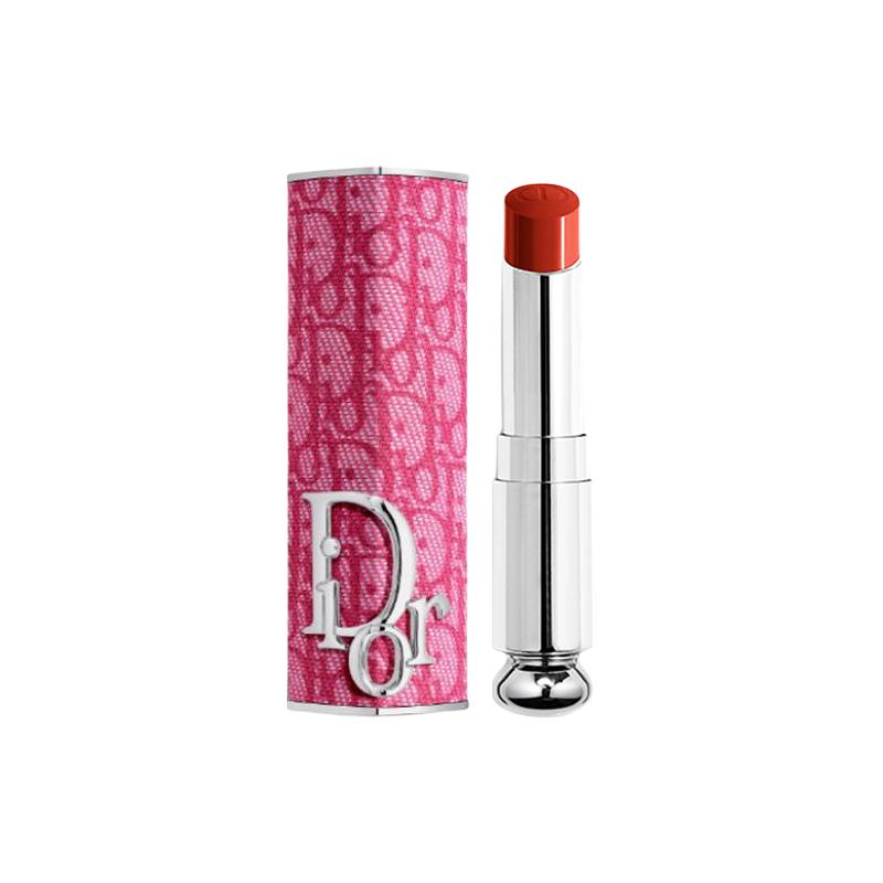 Dior Зависимая с малиновым футляром, Завораживающая помада блеск для губ Классический фуксия Печатное издание Кремовая увлажняющая