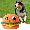 Игрушка для дрессировки собак, встроенный эхолот, яркое выражение лица, гамбургская форма, подарки для вечеринки, пищащая собака