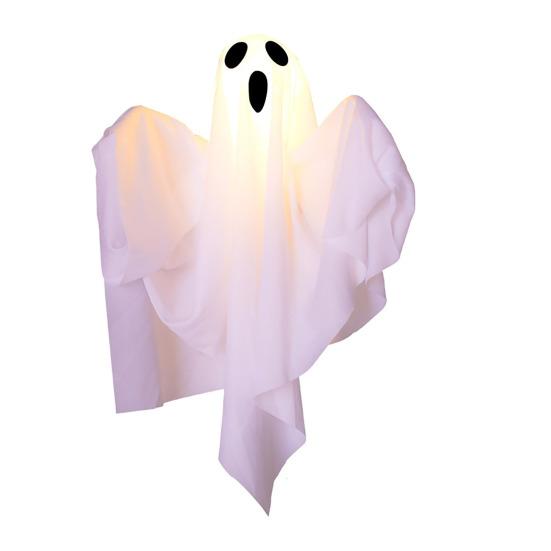 Waterproof Solar Ghost Lights with Playful Face Design LED Ghostly Ground Lamps Outdoor Halloween Decorations for Yard Garden Pathway