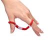 Adjustable Fingersling Archery Finger Sling for Recurve Bow Hunting Shooting Accessory Red L