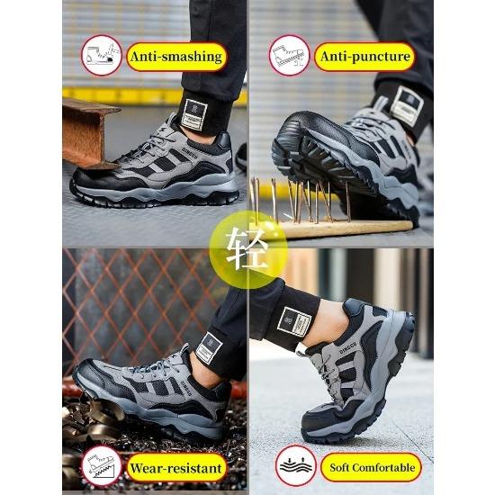 Легкая изоляция 6KV рабочая защитная обувь для мужчин и женщин противоударные неразрушимые дышащие рабочие кроссовки защитные ботинки