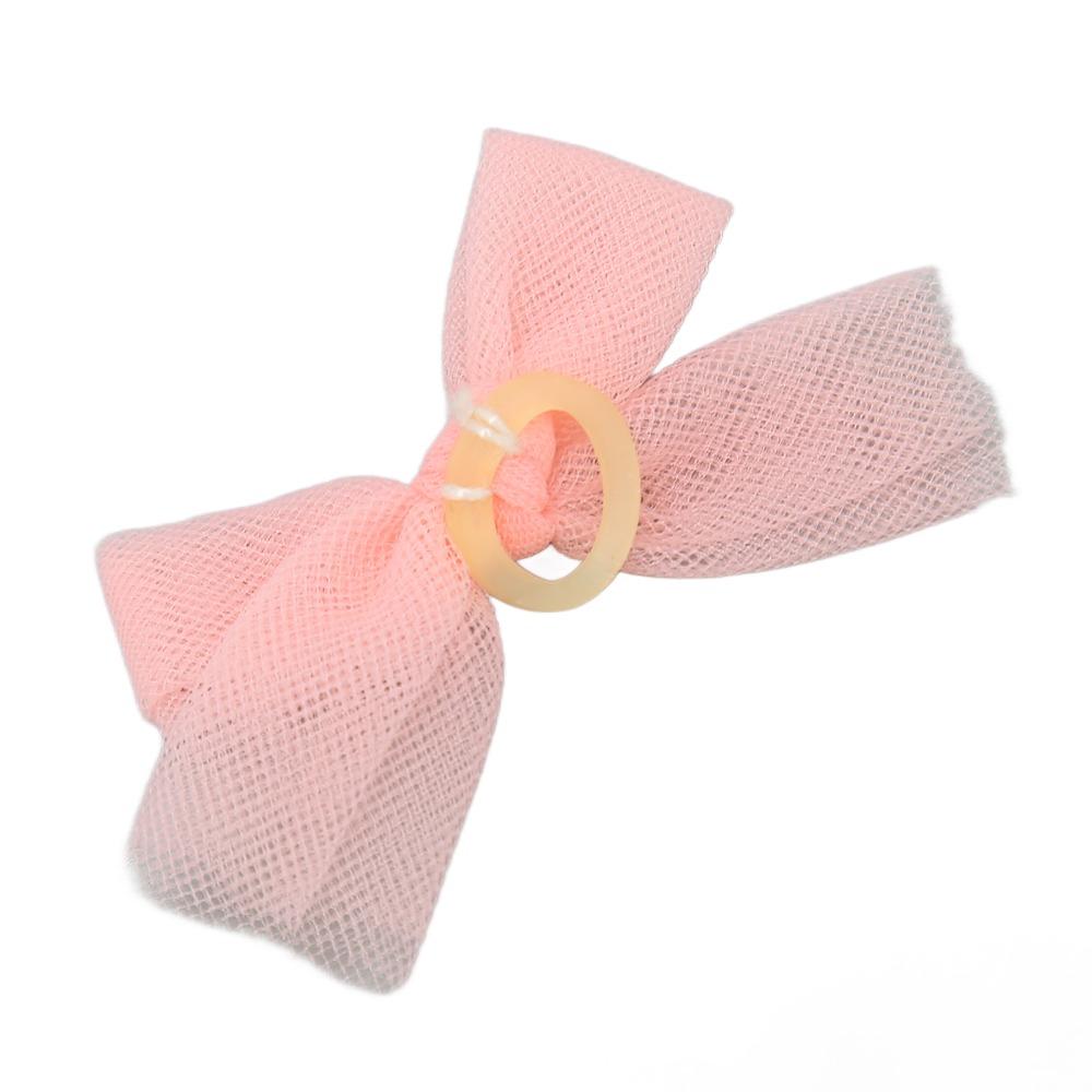 36PCS Sheer Fabric Pet Hair Bow Handmade Pet Hair Clip Sheer Bow Knot Daily Dressing