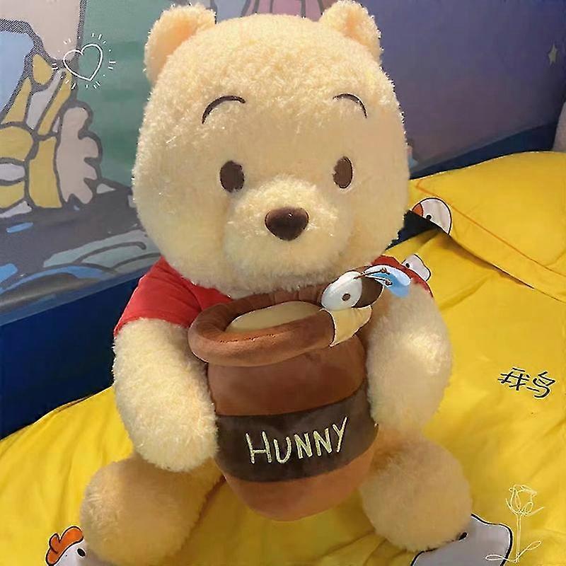 Pooh Bear Winnie Hold The Honeypot Stuffed Plush Toys Kawaii Winnie The Pooh Plush Dolls Gifts For Children Kids
