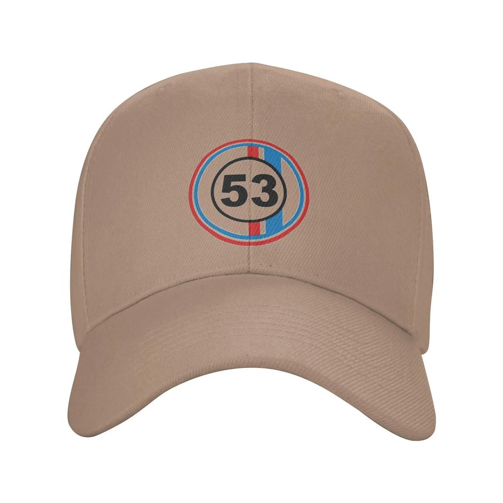 Unisex Baseball Hats Herbie Cnumber 53 the love bug no Outdoor Streetwear Summer Sports Baseball Caps Hip Hop Cap Casquette Hats