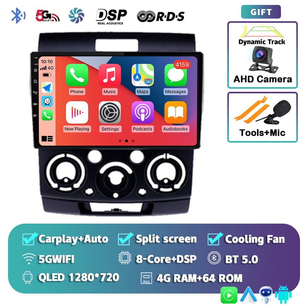 Android 14 автомобильное радио для Ford Everest Ranger Mazda BT50 BT-50 2006 2007 2008 - 2010 GPS мультимедиа видеоплеер головное устройство стерео