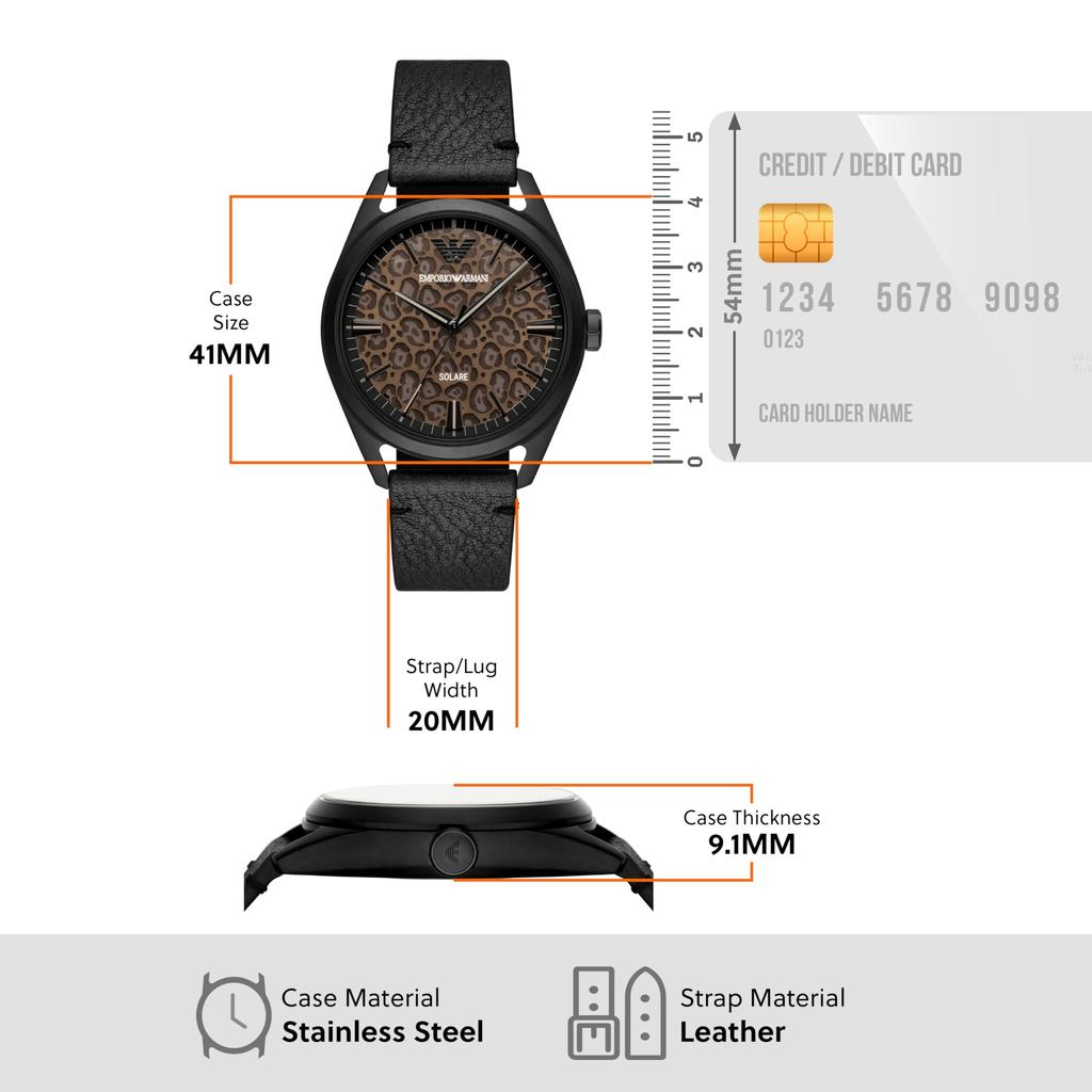 Часы NA AR11580 Black [Emporio Armani] Мужские